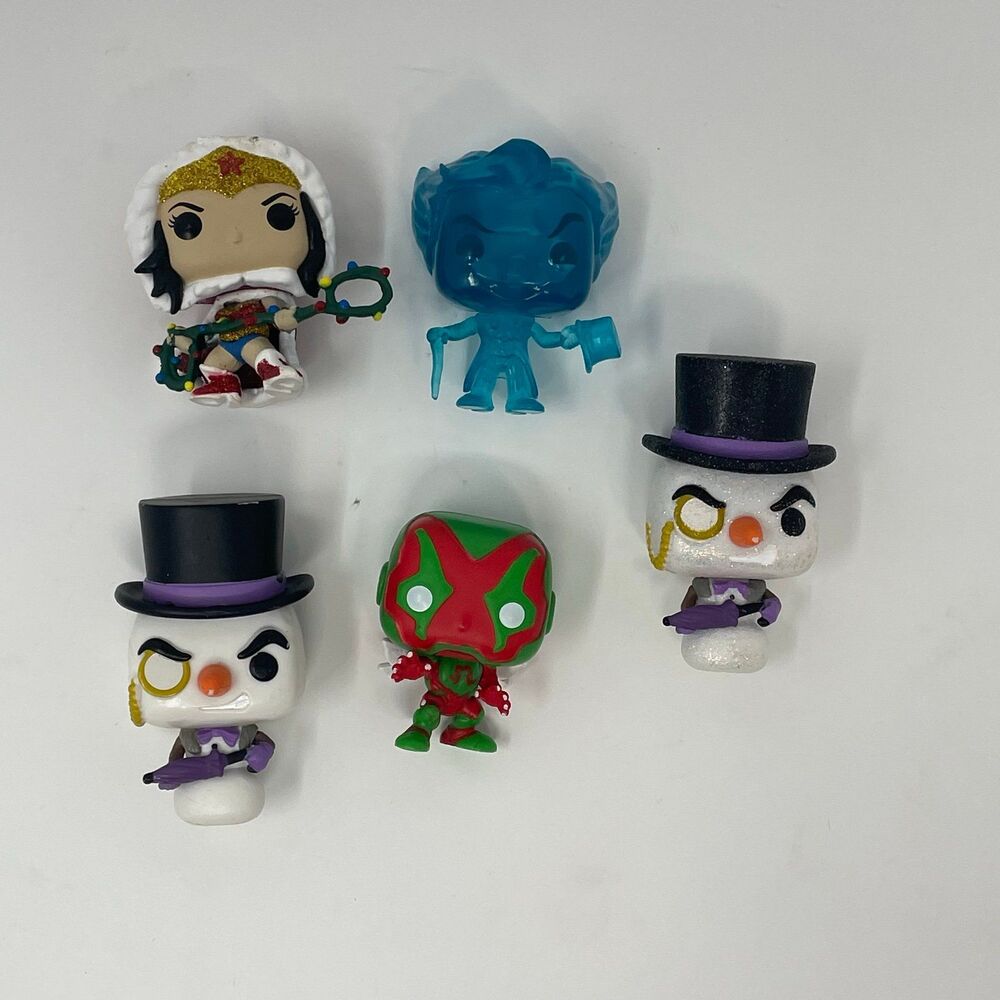 DC Funko Pocket Pop Lot - 2023 Holiday Advent Calendar‎ - 5 Mini Figures